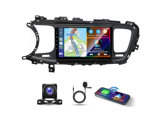 Android 13 Double Din Car Stereo for Kia Optima 2011-2015, 9 Inch HD Touch Screen Car Radio Receiver w/Wireless Carplay & Android Auto GPS...