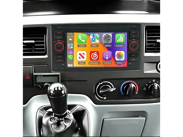 2+64G Android 14 Car Stereo for Ford Transit Mk7 2007-2013, 7 inch Touch Screen Radio Upgrade for Ford Transit Connect MK7 2005-2012 with Wireless...