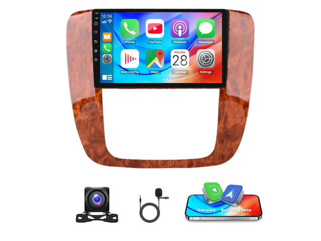 Android 14 Car Stereo Radio for Chevrolet Chevy Silverado Impala for GMC Sierra Acadia Enclave Yukon 2006-2014 9inch Touch Screen Double Din Car...