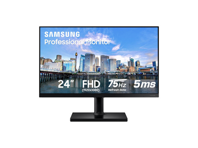 FT45 Series 24-Inch FHD 1080p Computer Monitor, 75Hz, IPS Panel, HDMI, DisplayPort, USB Hub, Height Adjustable Stand, 3 Yr WRNTY...