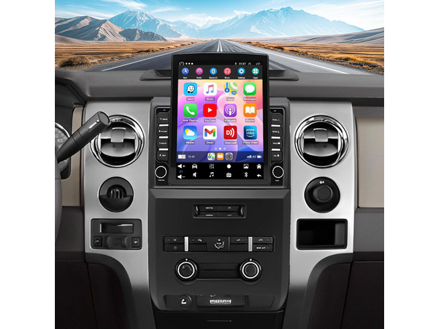 9.7'' Car Radio for Ford F-150 2009 2010 2011 2012 2013 2014 with Wireless CarPlay Android Auto, Double Din Touchscreen IPS Car Radio Receiver,...