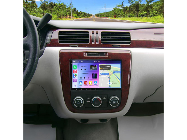 8 Inch Android 14 Car Stereo for Chevy Impala 2006-2013 with Wireless CarPlay and Android Auto, 4G+64G Touchscreen Double Din Car Radio Head Unit...
