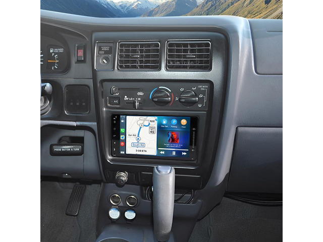 Double Din Car Stereo for Toyota Tacoma 1998-2004 with Wireless CarPlay and Android Auto, 7 Inch IPS Touchscreen Android 14 Car Radio Support...