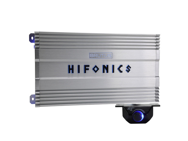 BG-2500.1D Brutus Gamma Monoblock Super D Class 2500 Watt Car Audio Sound System Subwoofer Speaker Amp Amplifier with Bass Knob