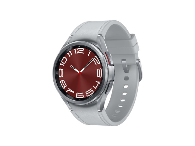 Galaxy Watch 6 Classic 43mm Stainless-Steel Smartwatch w/Fitness Tracker, Heart Monitor, BIA Sensor, Bluetooth Silver