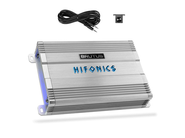 Brutus BG 700 Watt Class D Monoblock Amplifier with Built-in UV Meter, Dual Toroidal Transformer PWM Power Supply and Shielded Inductors
