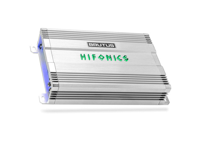 Brutus BG 520 Watt 4 Channel Amplifier with Built-in UV Meter Built-In UV Meter, Dual Toroidal Transformer PWM Power Supply, Shielded Inductors