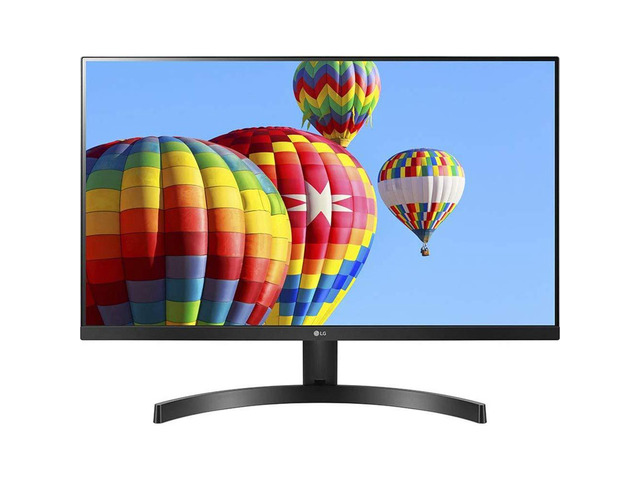 24MK600M-B Monitor 24'' FHD (1920 x 1080) IPS Display, 3-Side Virtually Borderless Design, Radeon FreeSync Technology, Dual HDMI - Black