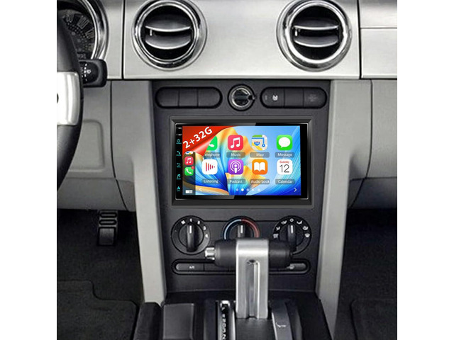 Android 13 Car Stereo Radio for Ford Mustang 2005-2009 W/Wireless CarPlay with Wireless CarPlay & Android Auto, 7' Touch Carplay Screen for Car,...
