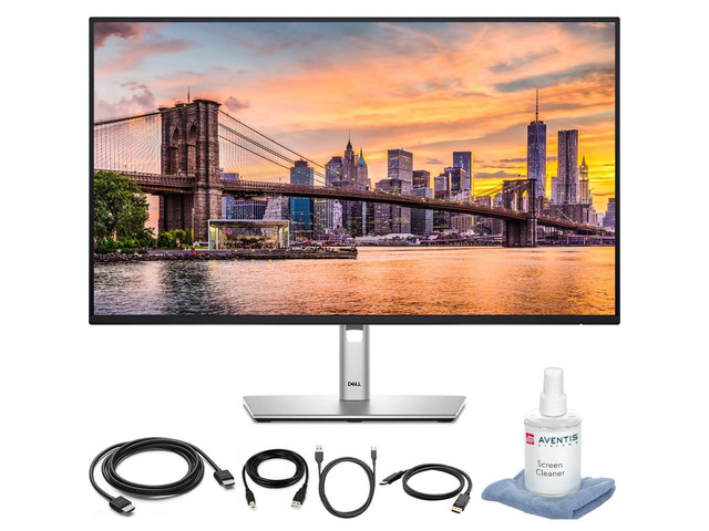P2725H 27 Full HD IPS LED 100Hz Monitor (1920×1080) Comfortview Plus, Anti-Glare Display, Height-Adjustable, USB-C Cable, Cleaning Kit