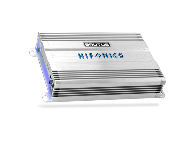 Brutus BG 560 Watt 2 Channel Amplifier with Built-in UV Meter Built-In UV Meter, Dual Toroidal Transformer PWM Power Supply, Shielded Inductors