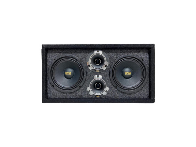 6.5' Loaded Chuchera Box with 6.5' Outdoor Home & Speakers & Tweeters 800W - Best for Car UTV, ATV, Camper, DJ, Pro Audio Use