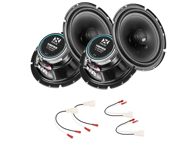 Complete Speaker Upgrade Kit for Toyota Celica 1994-1999 Two Pair of 6.5' 2-Way Coaxial Car Speaker Replacement Package with wiring harnesses for...