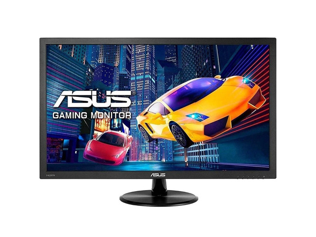 21.5 inch Ultra Slim Gaming Computer Monitor - Full HD 1920x1080, 1ms Response Time, Built-in Speakers, HDMI Port, VGA Port - VP228HE