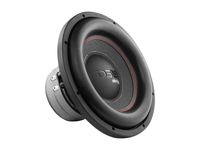 GEN-XX12.4DHE 12' High Excursion Car Subwoofer 1000 Watts Max Dual Voice Coil 4+4 Ohms (1 Speaker), Black