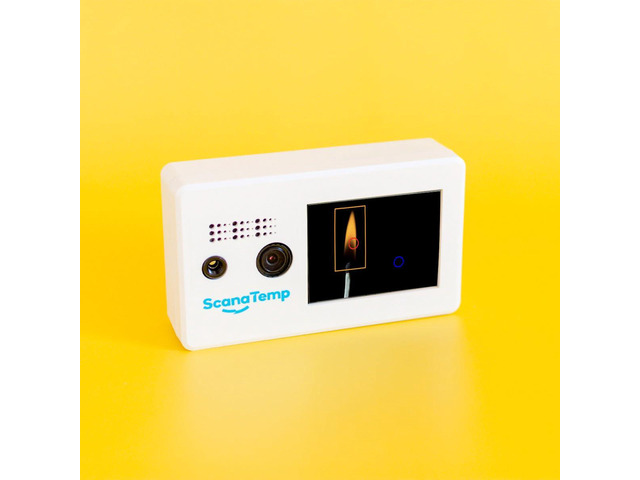AI Thermal Flame & Heat Detector for EV Charging, E-Bike Battery, and Garage Safety Advanced Sound Monitor System Made in USA