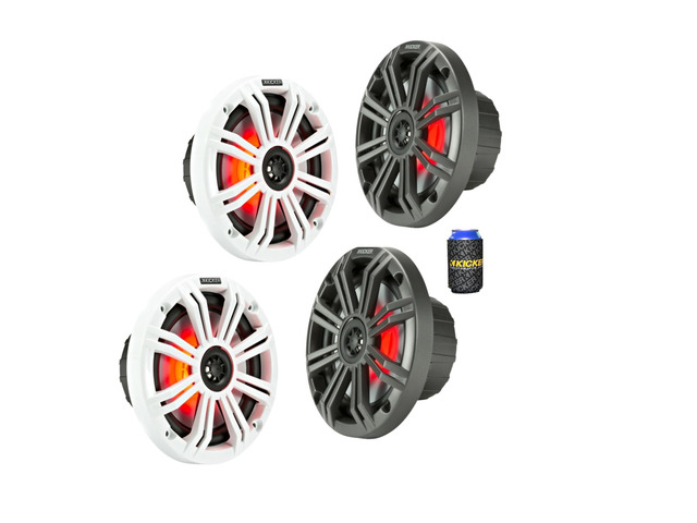 KM65L (45KM654L) 6.5 inch KM Series for Kicker Marine Coaxial Speakers with a can Cooler