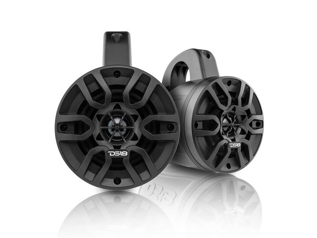 Hydro NXL-4TP/BK Black Marine Tower Speaker 4', 2-Way, 150W Max, 50W RMS, 100% UV Stable, IPX5 Marine, 4 Ohms - for All Elements, UTV, ATV & Jeeps...