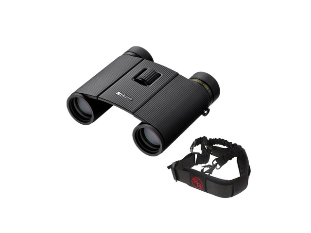 Trailblazer II 10x25 Binoculars Bundle (Black) Multi-Coated Optics, waterproof Construction, fogproof Performance, multilayer-Coated Lenses, (2...