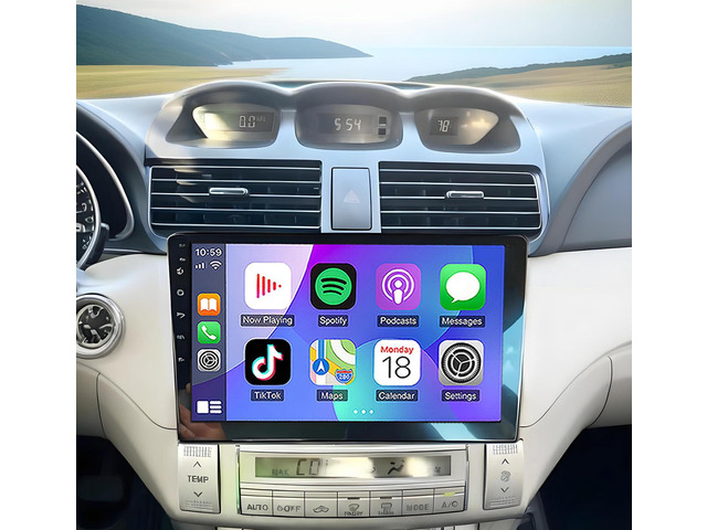 4+64G Car Stereo for Toyota Solara 2004-2008,10.1 Inch Android 13 Double Din Car Radio with Carplay & Android Auto, in-Dash Navigation Radio with...