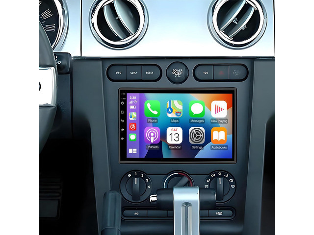 7 inch Touchscreen Car Stereo Fit for Ford Mustang 2005-2009, Android 13 Double Din Car Radio with Carplay & Android Auto in-Dash Navigation BT...