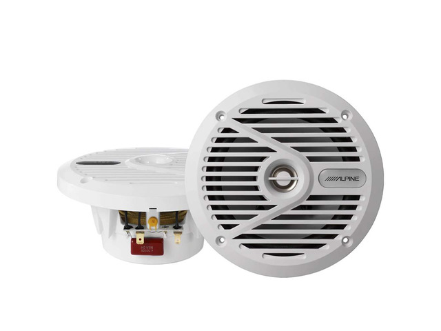 SPS-M601W Crisp Watercraft Audio, Saltwater-Ready Build, Clean Sound for Pontoons and Consoles, Easy Drop-In Install