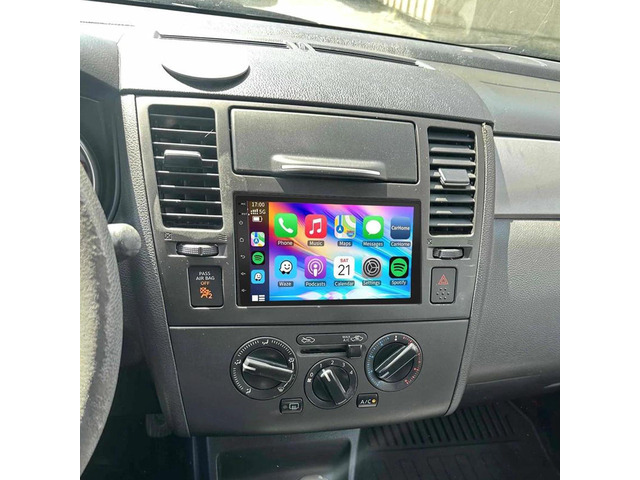 8 core 7 inch Touchscreen Car Stereo for 2007-2011 Nissan Versa, Android 15 Car Radio with Carplay & Android Auto GPS Navigation BT Mirror Link...