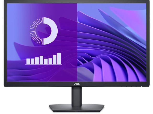 E2425H 24' Full HD (1920x1080) Monitor, 75Hz, VA, 5ms, VESA (100x100mm), DisplayPort, VGA, Black