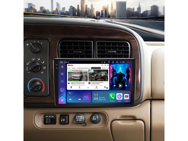 4+64G 9 Inch Car Stereo for Dodge Ram 1994-2001, Durango 1997-2000 QLED Touchscreen Wireless CarPlay & Android Auto, GPS Navigation, Bluetooth,...