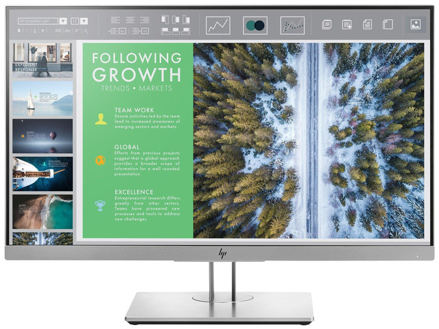 EliteDisplay 23.8-Inch Screen LED-Lit Monitor Silver (1FH47AA#ABA)