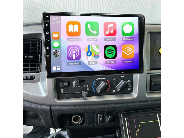 10'Double Din Car Radio for 2005-2020 Hino 165 268 308 338 Trucks Stereo Upgrade Android 14 Touch Screen Radio for Hino 165 Trucks GPS Navi Head...