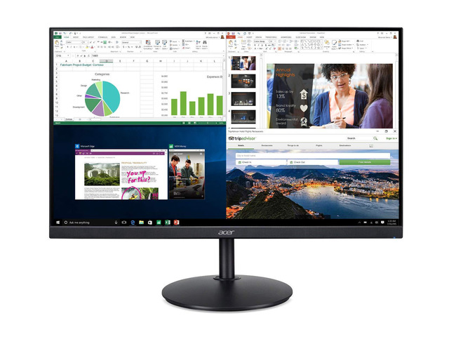 CB242Y bir 23.8' Full HD (1920 x 1080) IPS Zero Frame Home Office Monitor with AMD Radeon Free Sync - 1ms VRB, 75Hz Refresh, Height Adjustable...