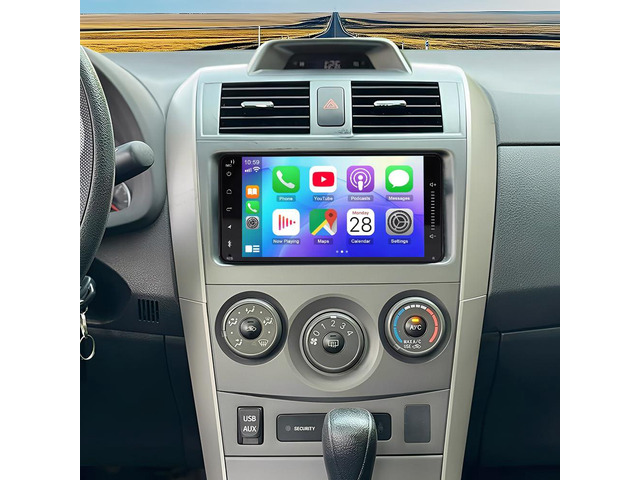 4G+64G Android 14 Double Din Car Stereo Radio for Toyota Corolla 2009-2013 7' Touchscreen Car Radio Head Unit with Wireless Carplay Android Auto...