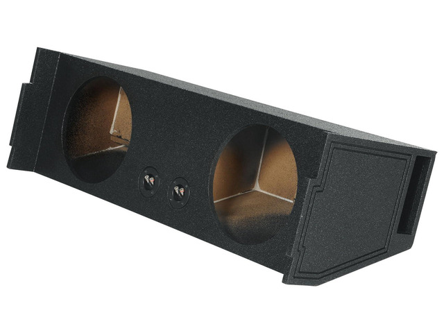 REC97 Dual 12' Vented Subwoofer Enclosure, Tahoe/Yukon/Suburban Fits 2002-2024 Chevy/GMC, Behind 3rd Row, MDF with Bed Liner, 41Hz Tuning, 1.9 Cu...