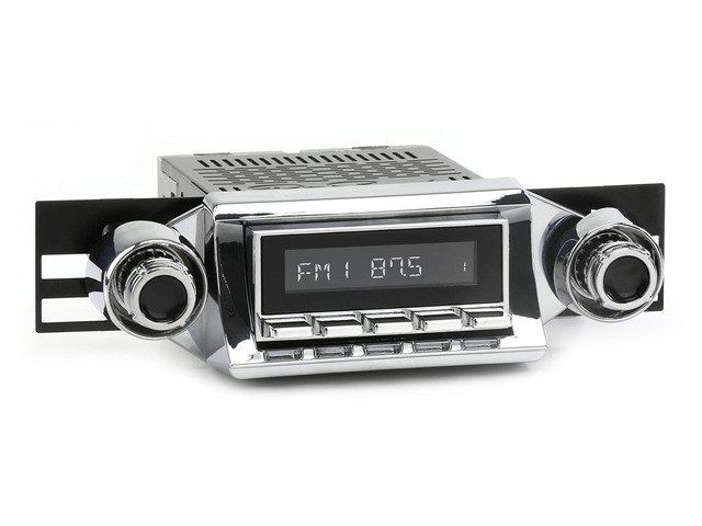 RetroRadio Compatible with 1957 Chevrolet Bel Air Features Include Bluetooth, AUX, AM/FM LAC-M1-104-252-51P-74PC