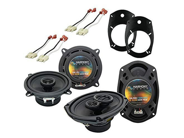 Fits 1994-2001 Dodge Ram Replacement Speakers R5 R69 Package Front and rear factory upgrade kit for trucks, direct bolt-in install, restores...