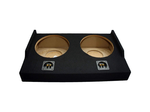 Fits 2015-2025 Ford F150 Super Cab Dual 12' Sub Box Subwoofer Enclosure ASC Deep 12 inch bass upgrade for extended ext trucks, space-saving...