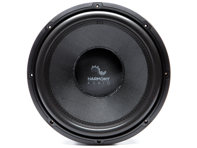 15' Car Subwoofer Dual 4 Ohm 2800W HA-C154 Carbon Sub SPL 15 inch competition bass, DVC voice-coil design, sealed or ported box ready, deep...