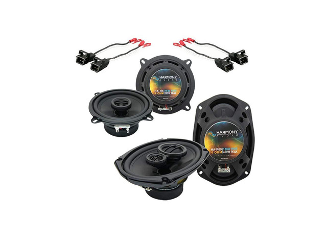 Fits Buick Century 1997-2005 Speaker Replacement with Harness 5.25 and 6x9 sizes included, plug and play wiring adapter, complete factory upgrade...