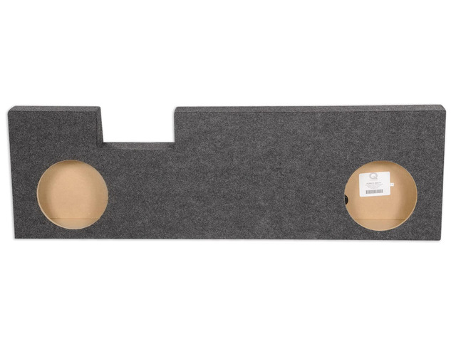 REC38 Dual 10' Sub Box for Ford F250/F350/F450 Crew Cab 2004-2016 Super Duty, 0.65 Cu Ft Air Space, 5/8' MDF, 4.25' Mounting Depth, 9' Cutout,...