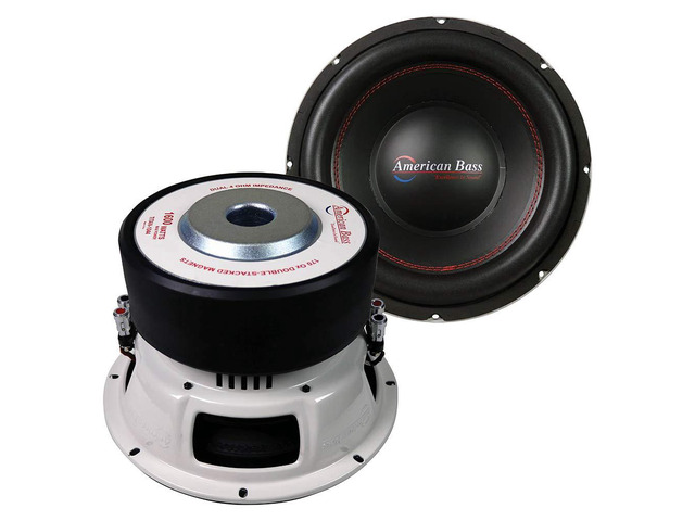 XFL-1022 10-inch Subwoofer Competition Car 1500 Watt RMS / 3000 Watt Max Dual Voice Coil 2 Ohm Impedance Voice Coils 200 Oz Magnet