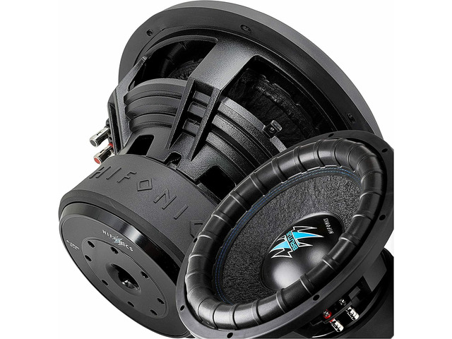 BRW15D2 3000 Watts 15 Inch Brutus Car Audio Subwoofer with Heavy Gauge, Powder Coated, Aluminum Die-Cast Basket, Dual 70 Oz Magnet, 3 Inches Voice...