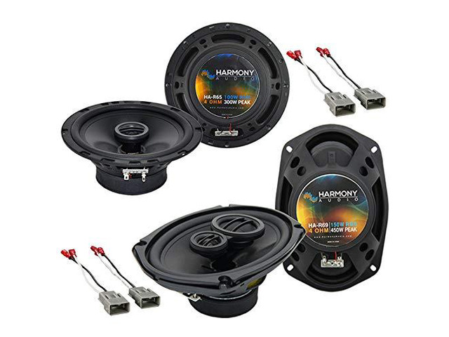 Fits Honda Civic 1996-2000 Speaker Package 6x9 and 6.5' Includes factory replacement harness, 150W RMS and 100W RMS ratings, plug-in wiring,...