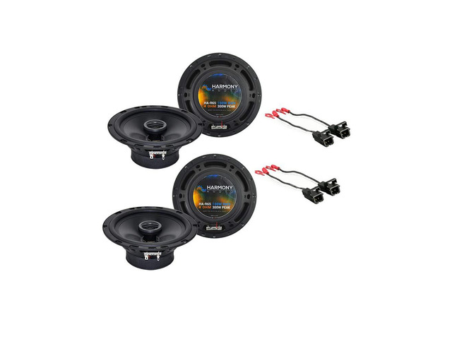 Fits 2004-2012 Chevy Colorado 6.5' Replacement Speakers 300W 6.5 inch plug-and-play door sound upgrade, factory harness included, no splicing...