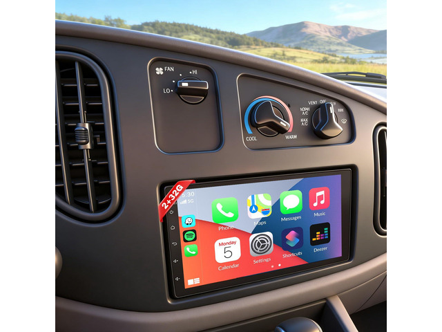 7' Android 13 Car Stereo Radio for 1998-2008 Ford E-250 E-350 Super Duty with Wireless CarPlay & Android Auto, Touch Carplay Screen for Car,...