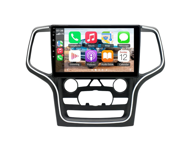 Double Din Car Stereo for Jeep Grand Cherokee 2014-2022 10 Inch Touch Screen Android 12 Car Audio Multimedia Receiver with CarPlay Android Auto GPS...