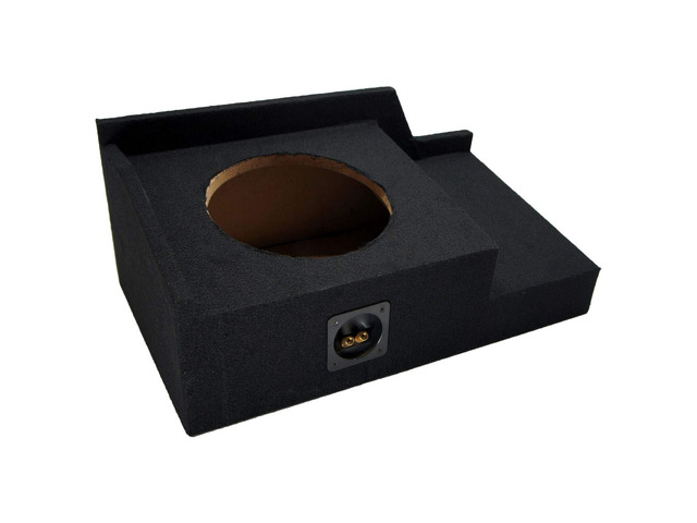 Kicker C10 Single 10' Loaded Sub Box Fits 1999-2006 Silverado Extended Cab Behind-seat wedge design for Chevy trucks, factory-look install,...