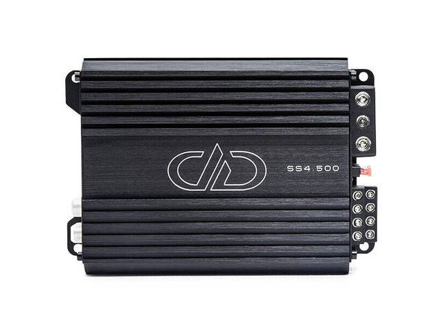 SS4.500 Super Small 4-Channel 500 Watt RMS Amplifier for Car Audio and Motorcycle