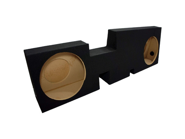Dual 12' Subwoofer Box Fits 2017-2025 Ford F350 SuperCrew Sealed ASC Air-tight MDF shell, 12 inch crew cab fit, durable charcoal carpet,...