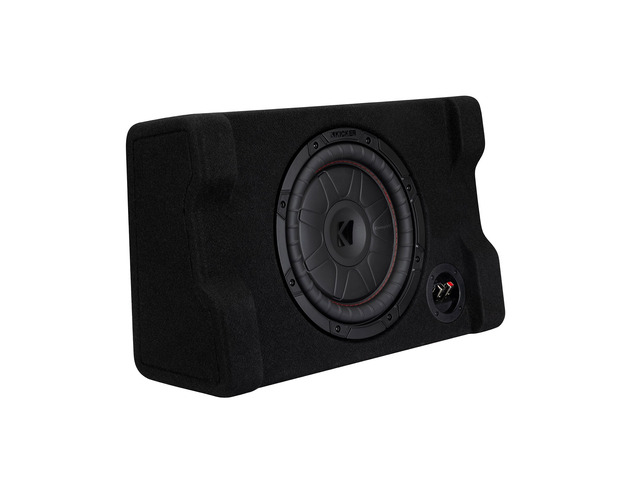 52CVTDF102 CVTDF 10' Subwoofer in Down Firing Enclosure, 2-Ohm 10 Inch loaded bass pack, CompVT thin woofer inside, compact design for trucks and...